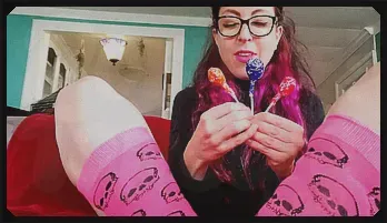 Lollipop Love: Hairy Amateurs Enjoy Sweet Treats - Adult Video