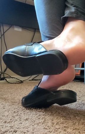 Mules Matte Black Toes