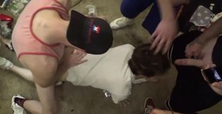 Horny bottom is happy to service just about every cock