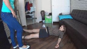 SHE INFLATED MY BODY THROUGH MY PUSSY TILL I CUM 3 Be