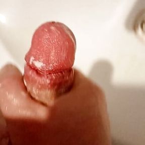 Cock, soap and cum