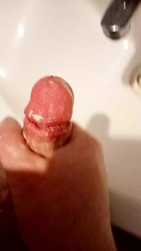 Cock, soap and cum