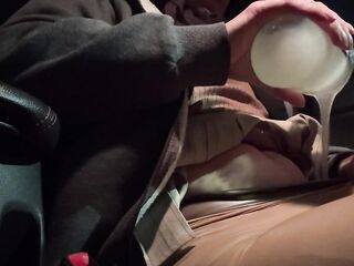 Many layers of latex and nylon, piddle and fake cum