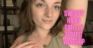Sweaty Hairy Smelly Armpit Worship - Goddess Armpit Fetish Verbal Humiliation