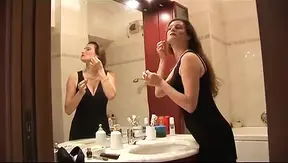Unbelievable, stunning MILF takes it all in stride.