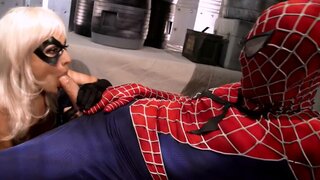 Lexi Swallows SpiderMan