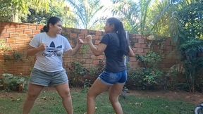 She Can Do It With Me - Women's Wrestling in Slow Motion