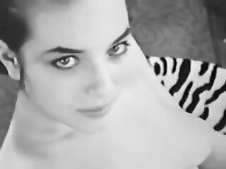 Vintage beauty disrobe and show