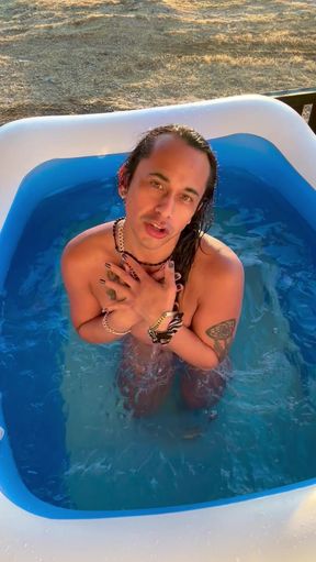 Naked Pool Time