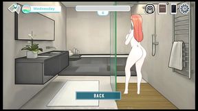 sexnote [ taboo hentai game pornplay ] ep.18 voyeur caught spying on his step sister taking a shower