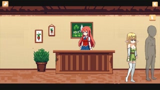 【H GAME】Elf anime ♡3P Creampie animeHentai Pixel Anime
