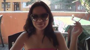 ”CZECH AMATEURS - BIG TITTED BRUNETTE HUNGRY FOR A DICK”