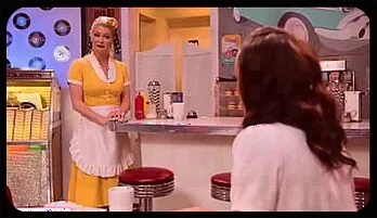 Sultry Waitress Seduces Ebony Customer in Sizzling Restaurant Romance