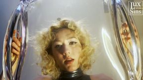 Miss Electra Indulges Herself on a Crystal Chair - Masturbation Dildo Riding POV (MOV)