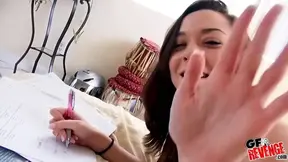 My sexy GF seduces hot roommate for a steamy 3-way