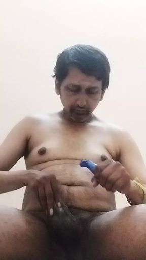 My oil massage cock