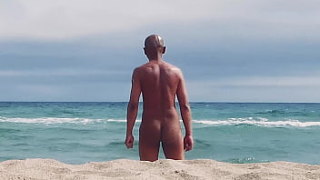 Hot cock on French beach