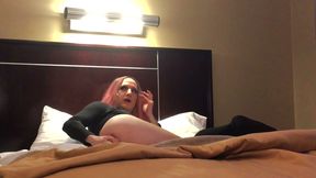 Sissy Jerking in Hotel Compilation