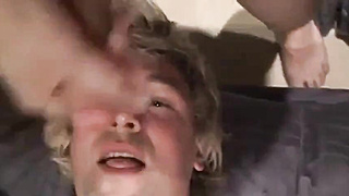 Fat Chisel Amateur Face Sprays Lad After Bj