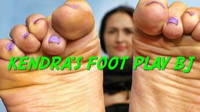 Goddess Kendra’s Foot Play BJ