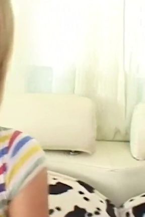 Seductive Stepmom Brings Stepdaughter to Her First Threesome