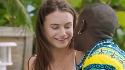 Kaisa Nord & Lana Roy are fucked by two stud on a sunny day