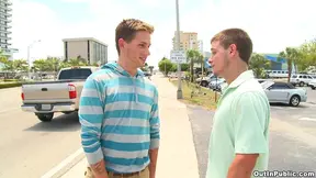Two shameless gays have nice pastime with each other