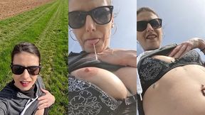 je me balade dans les champs pour profiter du soleil ... puis forcement j ai ...