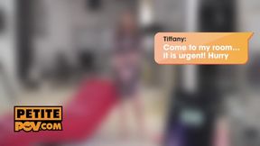 POV - Screwing tight fresh petite pussy with Sybil