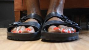 Big Birkenstocks (GiantessGoddessA)