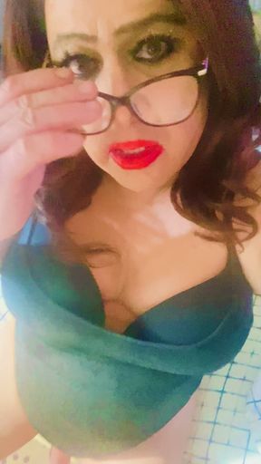 Krissy Sweets Stroking Her She Cock