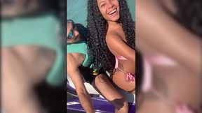 Brazillian Wife Fucks Jet Ski Instructor Out At Sea While Hubby Waits At The Shore