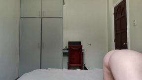 Games with his ass and passionate sex