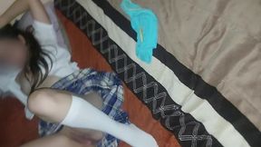 this is how my step uncle cleans my vagina after he fills it with semen - innocent teen student step niece creampie