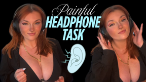 Painful Headphone Task- Slave Training Verbal Humiliation Degradation Tasks Loser Beta Bitch