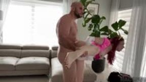 PAWG Princess Arietta Adams Fucks Big Dick Mario BTS Angle