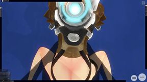 3D Hentai POV Overwatch Tracer Fucks You and Has Many Orgasms