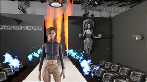 Sexy Anime Chick Shows Off Fallout 4 Inspired Fashion In Hot Action