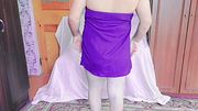 Tempting Crossdresser Giving Playful Glances While Teasing