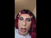 SISSY LOVES SELF FACIAL CUMSHOTS | MySissyDreams69