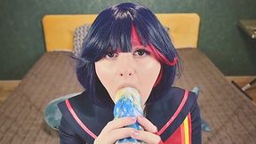 Ryuko Matoi Gets Fucked Silly by Naked Teacher in Every Hole till Anal Creampie - POV Anime Fun