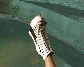 German Amateur Teen Outdoor Babe Brunette #1