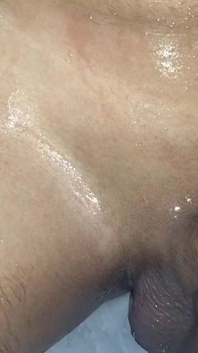 Unforgettable moment from &quot;Cleaning my cock by shampoo 🧴 before masterbating&quot;