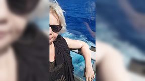Mature COUGAR gets her ass stuffed hard on a cruise ship