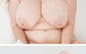 UP CLOSE - Solo Masturbation Sesh With Huge Tits Blonde Codi Vore