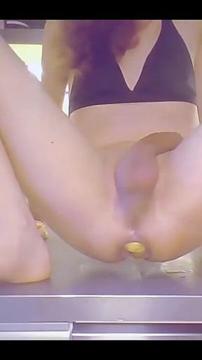 Taking Increasingly Large Potatoes in My Ass!