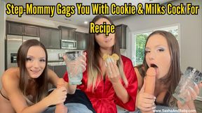 Step-Mommy Gags You With Cookie & Milks Cock For Recipe - Cock Milking - Gagged - Blow job - Handjob - Step-Mommy