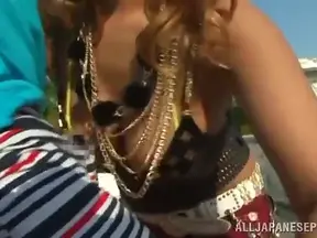 Sultry Asian Bombshell Enjoys Steamy Outdoor Sex With Stranger