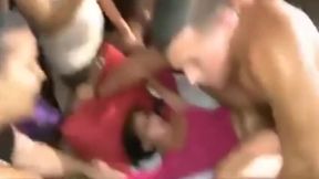 Cheating Whore Fucks The Stripper at the Bachelorette Party