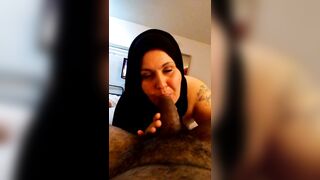 My Ex-Wife Nuggie (wearing a Hijab) getting me Ready for